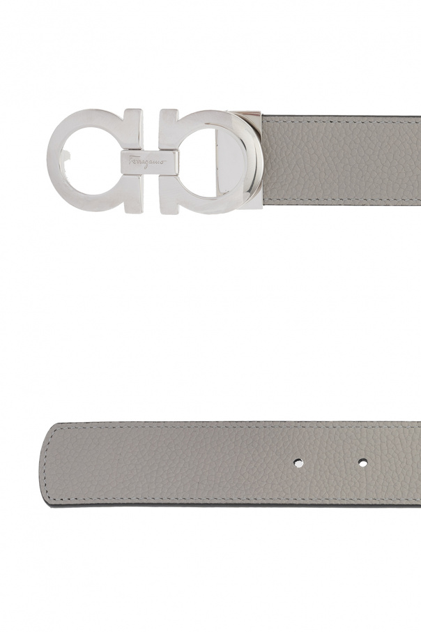 Ferragamo belt grey best sale